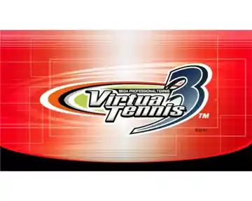 Virtua Tennis 3 (USA) screen shot title